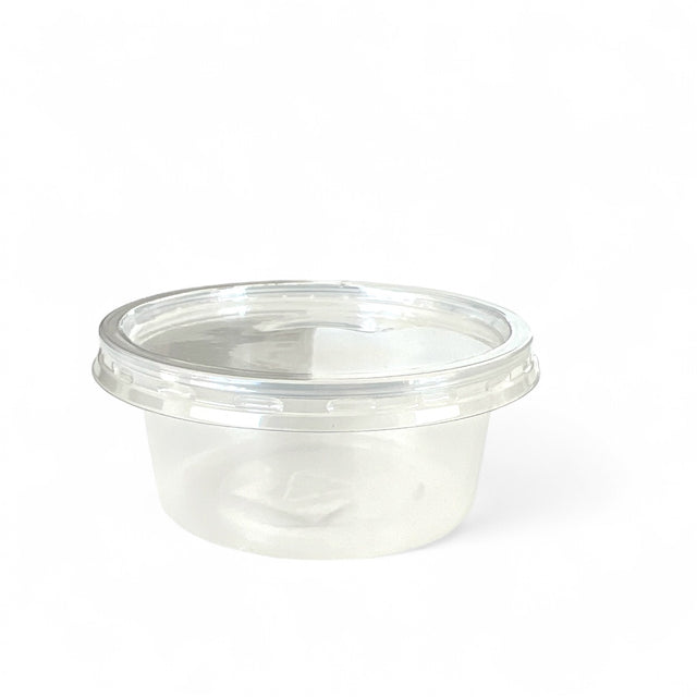 Dressingbägare 7 cl med lock Dressingbägare 7 cl med lock