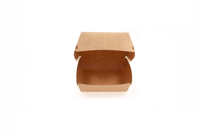 Hamburgerbox Brun - 11x11x7.3 cm Hamburgerbox Brun - 11x11x7.3 cm