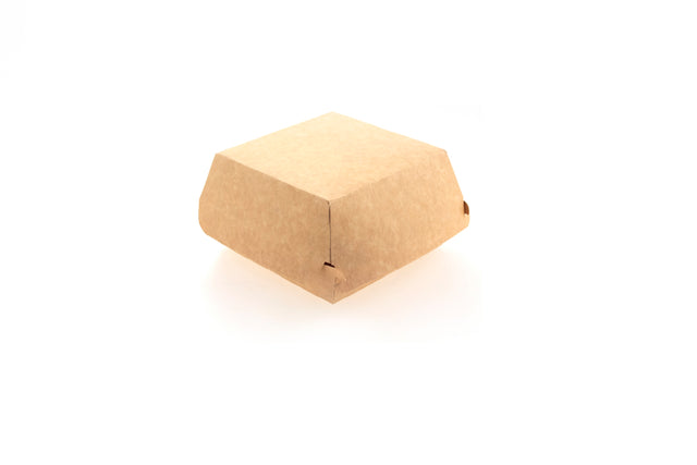 Hamburgerbox Brun - 11x11x7.3 cm Hamburgerbox Brun - 11x11x7.3 cm
