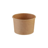 Såsbägare 10 cl - Kraftpapper med lock