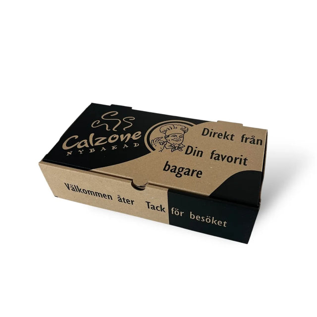 Pizzakartong Enkel Calzone - 30x16x8 cm