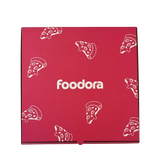 Stort pizzapaket foodora - 33x33x3,5cm