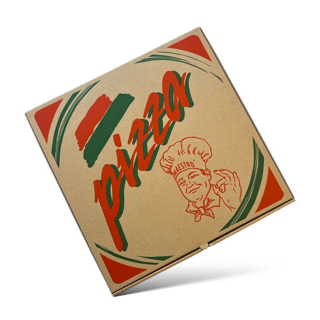 Pizzakartong Nybakad - 40x40x3.5 cm