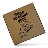 Pizzakartong Slice to meet you - 33x33x3.5 cm