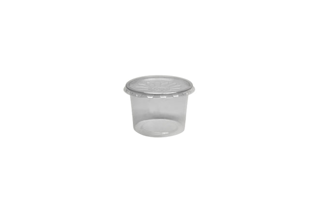 Dressing cup 10cl with lid